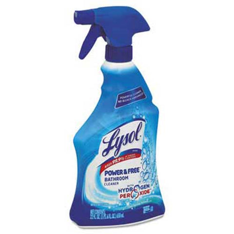 Lysol Power and Free Bathroom Cleaner, 22oz Spray Bottle