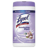 LYSOL Brand Disinfecting Wipes, Early Morning Breeze, 7 x 8, 80/Canister, 6 Canister/CT