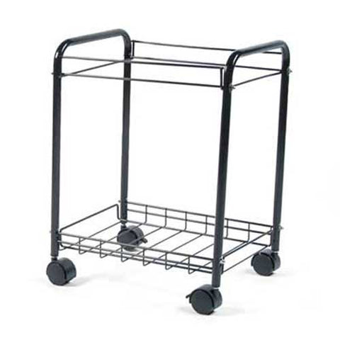 Safco Letter/Legal Desk Side File Cart, 17-1/4w x 13d x 22h, Black