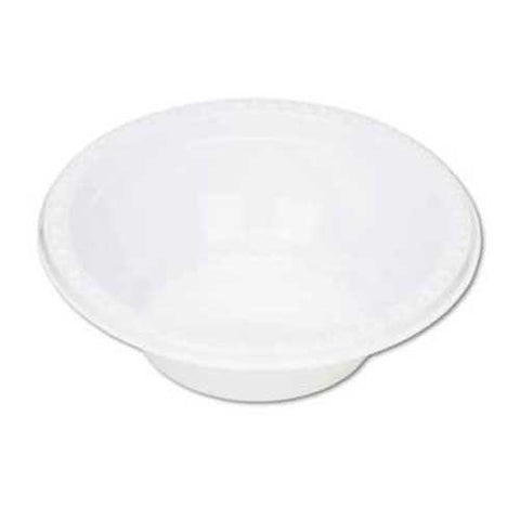 Tablemate Plastic Dinnerware, Bowls, 5oz, White, 125/Pack