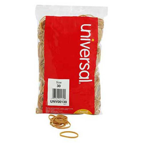 Universal Rubber Bands, Size 30, 2 x 1/8, 1100 Bands/1lb Pack