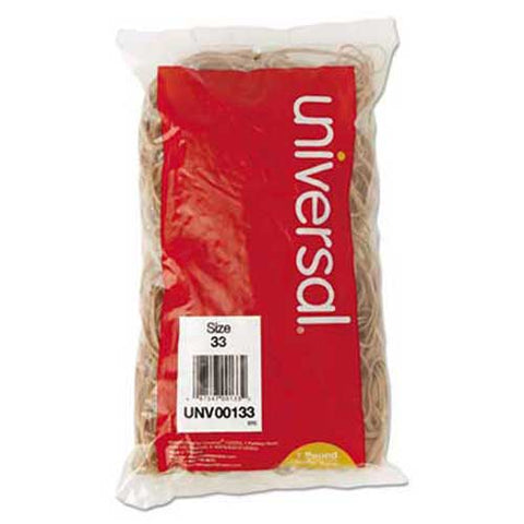 Universal Rubber Bands, Size 33, 3-1/2 x 1/8, 640 Bands/1lb Pack