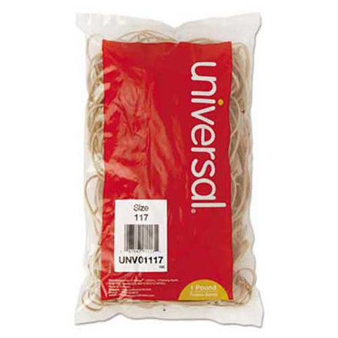 Universal Rubber Bands, Size 117, 7 x 1/8, 210 Bands/1lb Pack