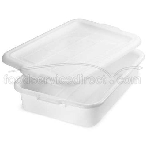 Tablecraft Polyethylene White Cover Only -- 12 per case.