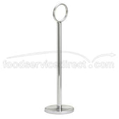 Tablecraft Chrome Plated Table Number Stand, 8 inch.