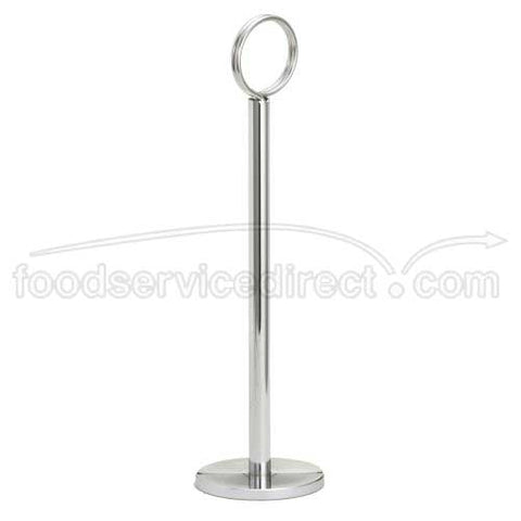 Tablecraft Chrome Plated Table Number Stand, 8 inch.