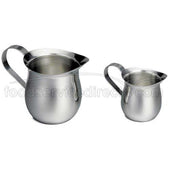 Tablecraft Stainless Steel Mirror Finish Bell Creamer, 12 Ounce.