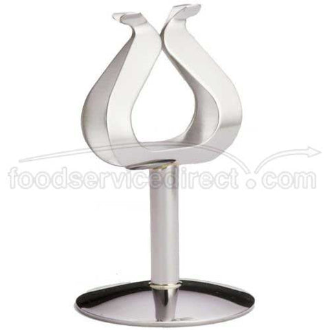 Tablecraft Stainless Steel Table Number Stand, 12 inch.