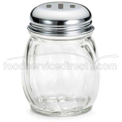Tablecraft Swirl Glass Cheese Shaker, 6 Ounce -- 36 per case