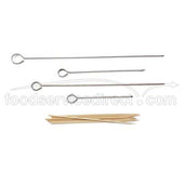 Tablecraft Stainless Steel Oval Skewer, 10 inch -- 60 per case.