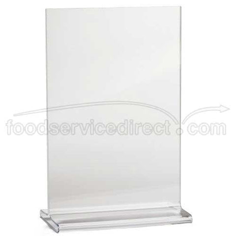 Tablecraft Acrylic Two Sided Table Tent, 5 x 7 inch -- 24 per case.