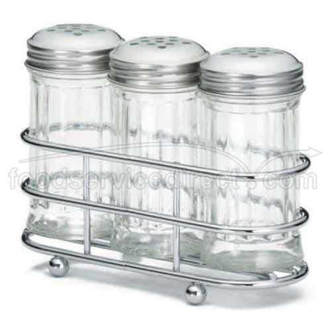 Tablecraft 3 Shaker Condiment Dispenser Set, 2 Ounce -- 6 per case.