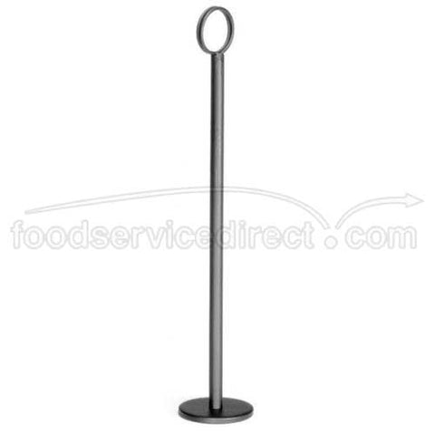Tablecraft Black Powder Coated Metal Table Number Stand, 8 inch.