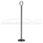 Tablecraft Black Powder Coated Metal Table Number Stand, 15 inch.
