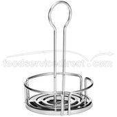 Tablecraft 18-8 Stainless Steel Versa Rack Condiment Rack, 6.33 inch Diameter -- 2 per case.