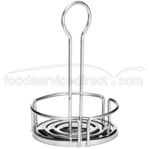 Tablecraft 18-8 Stainless Steel Versa Rack Condiment Rack, 6.33 inch Diameter -- 2 per case.