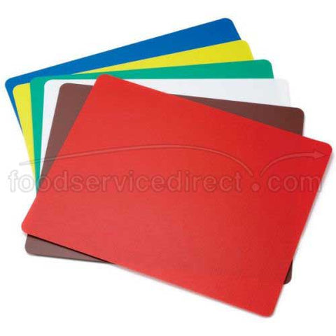 Tablecraft Polyethylene Flexible Cutting Mat - Assorted Color, 18 x 24 inch -- 1 pack per case.