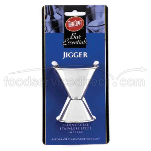 Tablecraft Cash and Carry Stainless Steel Jigger, 1 Ounce -- 6 per case.