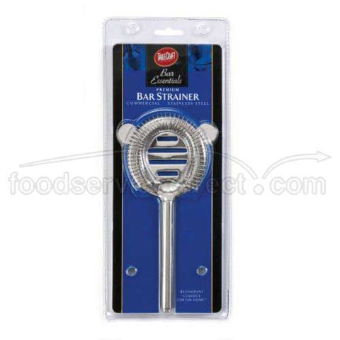 Tablecraft Cash and Carry Premium Stainless Steel Bar Strainer -- 6 per case.