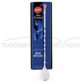 Tablecraft Cash and Carry Stainless Steel Bar Spoon, 11 inch -- 12 per case.