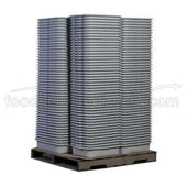 Tablecraft High Density Polyethylene Black Palletized Tote Box, 7 inch -- 240 per case.