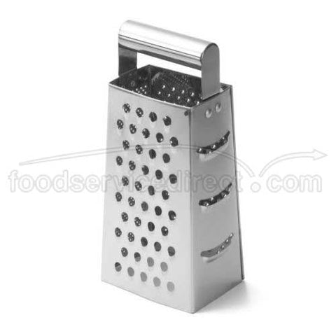 Tablecraft Stainless Steel Tapered Grater, 3 x 4 x 9 1/2 inch.