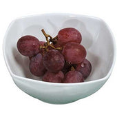 Yanco Main Land Porcelain Super White Square Salad Bowl, 12 Ounce -- 36 per case.