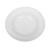 Yanco Miami Porcelain Bone White Round Rimmed Embossed Soup Bowl, 10 Ounce -- 24 per case.