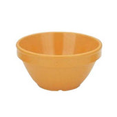 Yanco Milestone Melamine Yellow Round Bouillon Cup, 8 Ounce -- 48 per case.