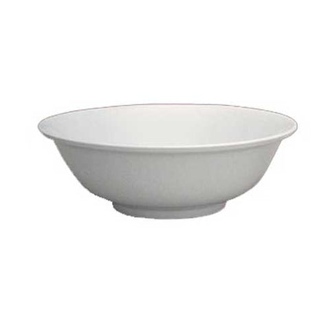 Yanco Nessico Melamine White Round Rimless Bowl, 57 Ounce -- 12 per case.