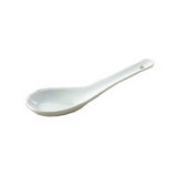 Yanco Piscataway Porcelain White Soup Spoon, 5 1/2 inch Length -- 72 per case.