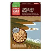 Moms Best Naturals Toasty Os Honey Nut Cereal, 20 Ounce -- 10 per case