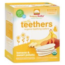 Happy Baby Organic Banana and Sweet Potato Teethers, 1.7 Ounce -- 6 per case.