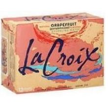 Lacroix Grapefruit Sparkling Water, 12 Fluid Ounce Can -- 24 per case.
