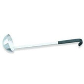 Ladles With Black Kool-Touch Handles - 18-8 Stainless Steel , Capacity 6 Ounce.