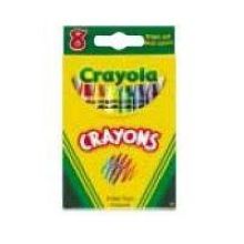 Crayola Original 8 Crayons, Peggable Box -- 48 packs per case