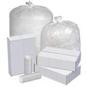 Pitt Plastics High Density Clear 16 Micron Can Liner -- 200 per case.