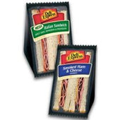 Deli Express Black Forest Smoked Ham and Cheese Mega Wedge Sandwich, 6.3 Ounce -- 8 per case.