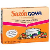 Sazon Goya with Coriander and Annatto - 6 oz. box, 33 per case