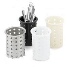 Vollrath Plastic Black Cylinder, 3 3/4 x 5 5/8 inch -- 12 per case.