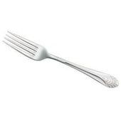 Walco 18/10 Stainless Art Decorettes Dinner Fork, 7 5/8 inch -- 24 per case.