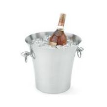 Vollrath Stainless Steel Fluted Wine Bucket with Handle, 8 3/4 inch Height.