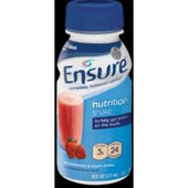 Ensure Strawberries and Cream Nutrition Shake, 8 Fluid Ounce Bottle -- 24 per case.