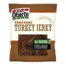 Oberto Natural Style Teriyaki Turkey Beef Jerky, 3.25 Ounce -- 8 per case.