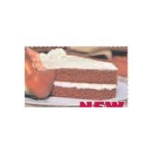 Love and Quiches Sweet Temptations 16 Cut Red Velvet Layer Cake, 3.43 Pound -- 2 per case.
