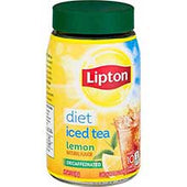Lipton Diet Decaffeinated Lemon Iced Tea Mix, 3 Ounce -- 4 per case