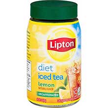 Lipton Diet Decaffeinated Lemon Iced Tea Mix, 3 Ounce -- 4 per case