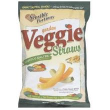 Sensible Portions Light Salt Veggie Straws, 7 Ounce -- 12 per case.