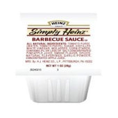 Simple Heinz Barbeque Sauce, 1 Ounce -- 100 per case.