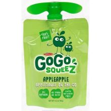 GoGo SqueeZ Apple Apple On the Go Apple Sauce, 3.2 Ounce -- 48 per case.